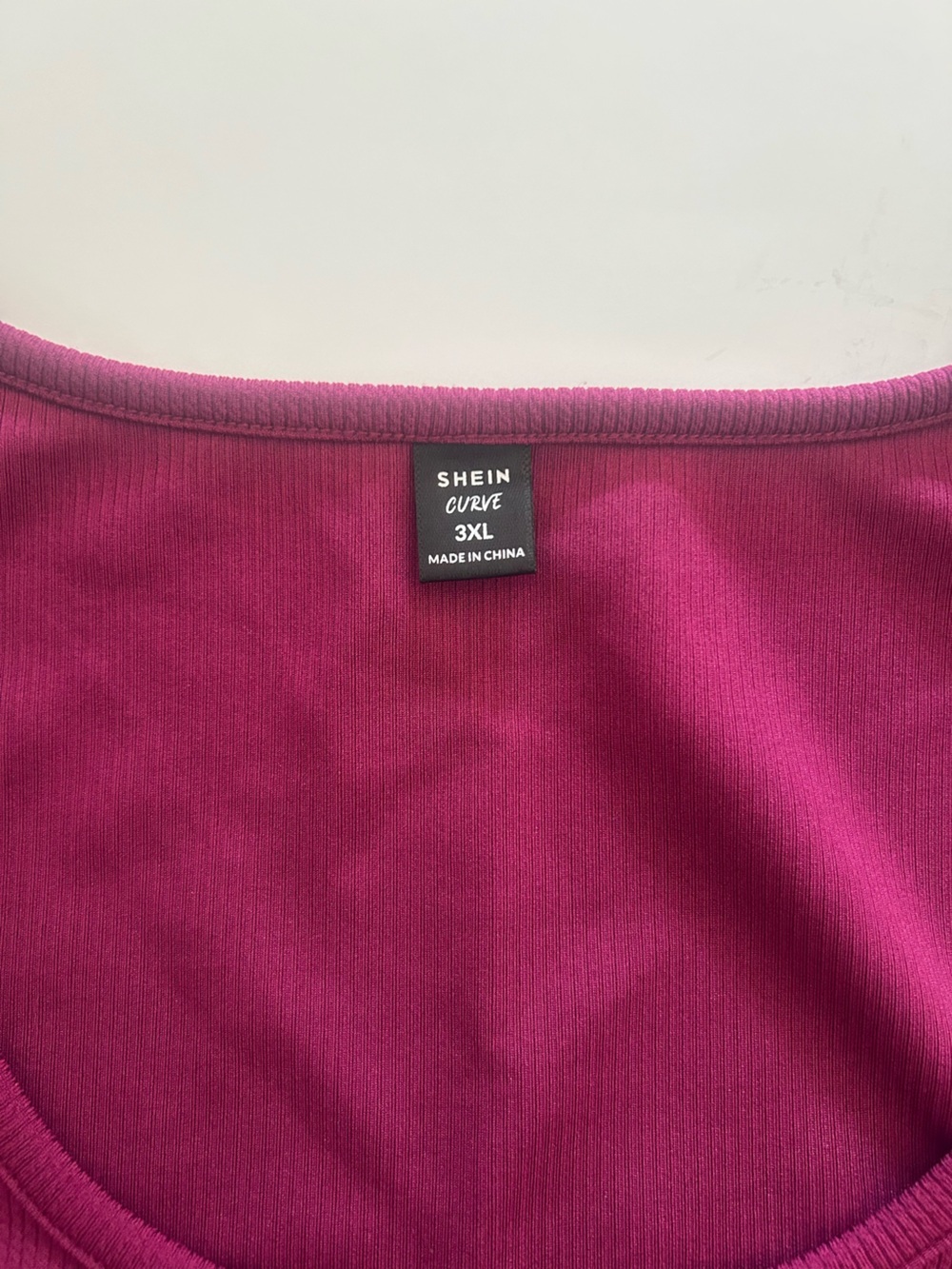 NWOT Ribbed Tank & Shorts Set Deep Pink - Picture 9 of 9